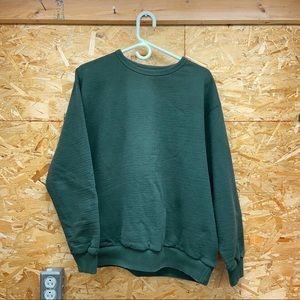 Wind River 100% cotton green sweater
